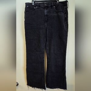 GAP Black Flare High Rise Jeans